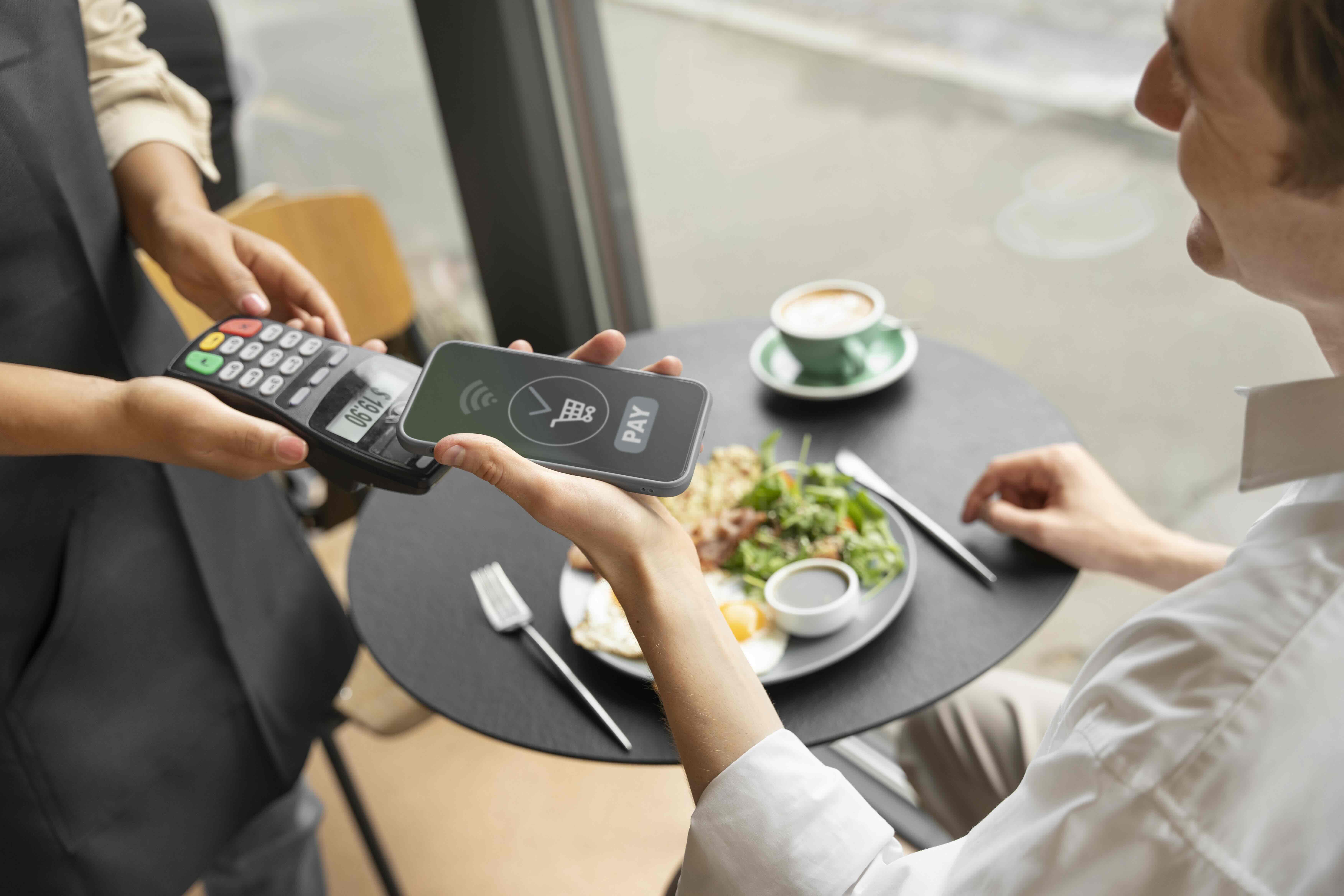 cashless payment in restaurants