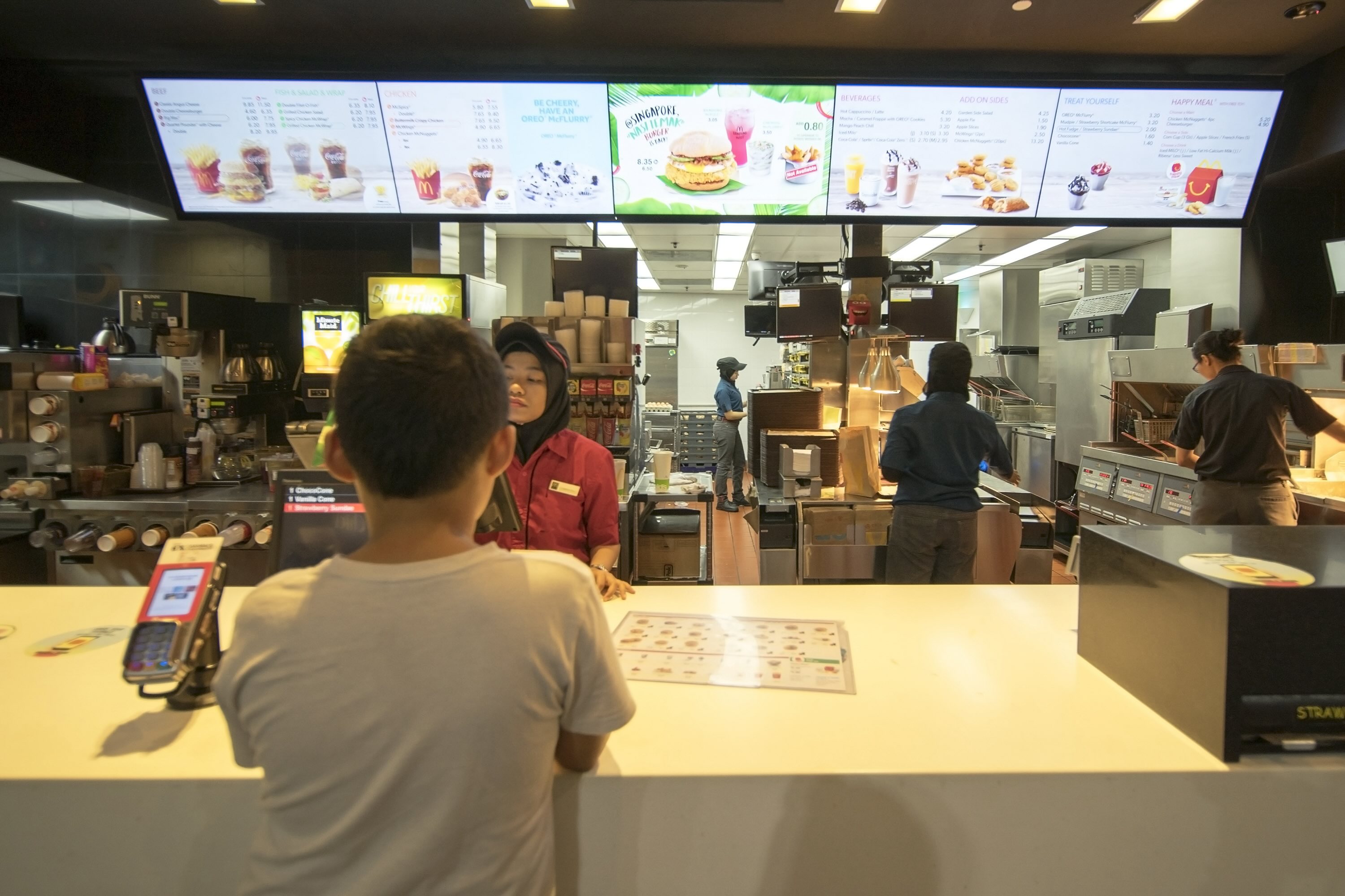 digital menu in qsr