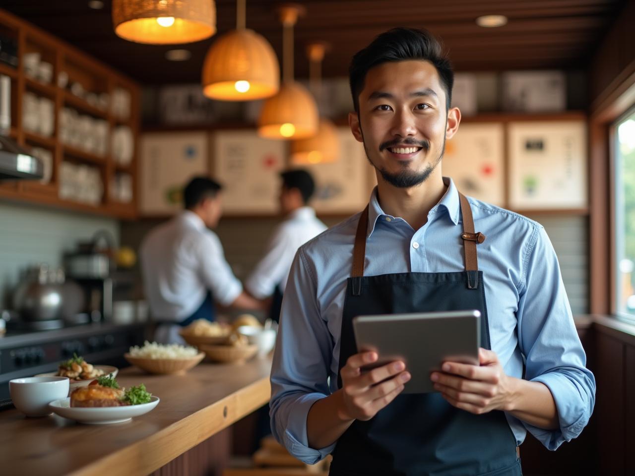 a Japanese restaurant owner evaluating risk.