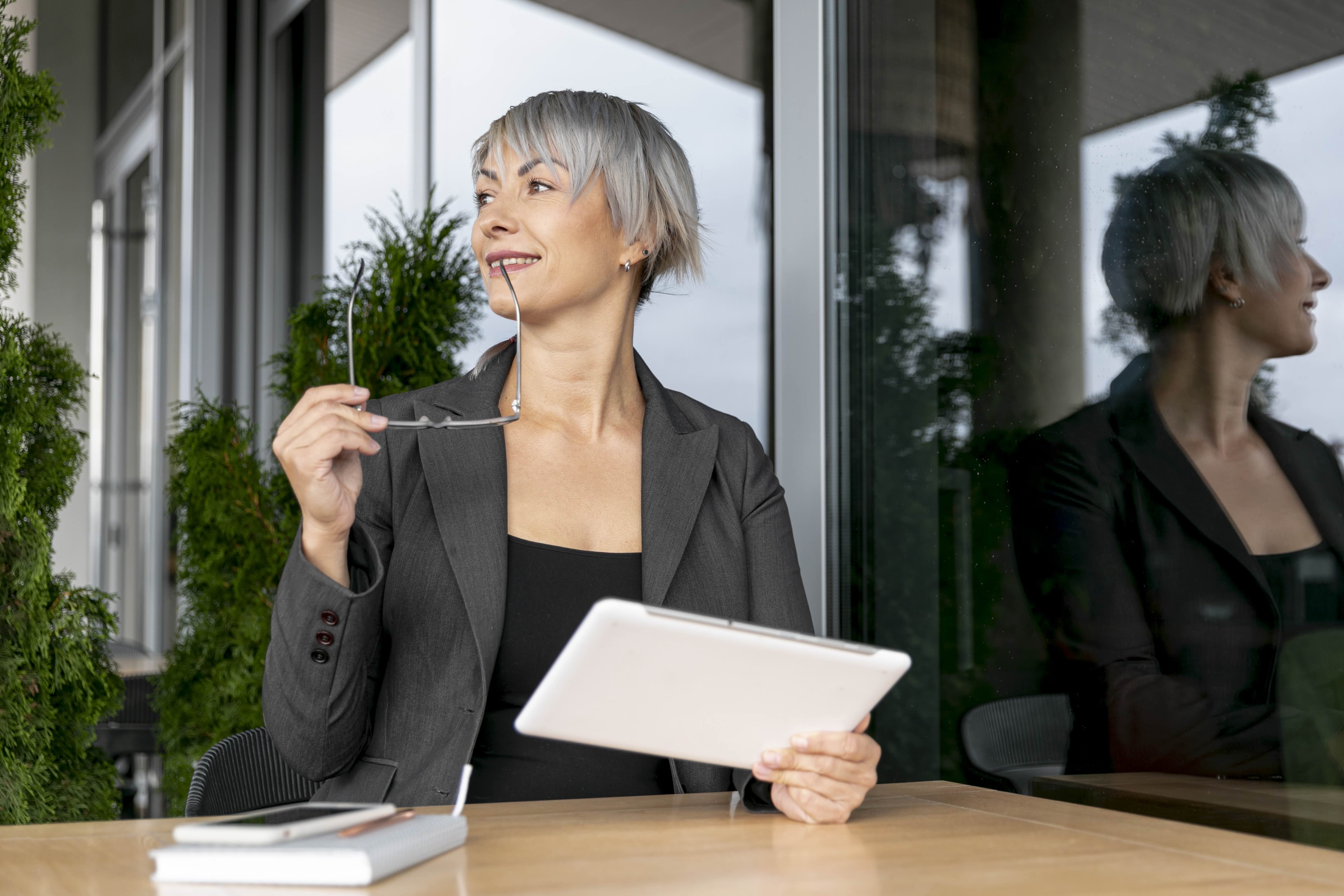 a female business woman planning to start an F&B business with low budget