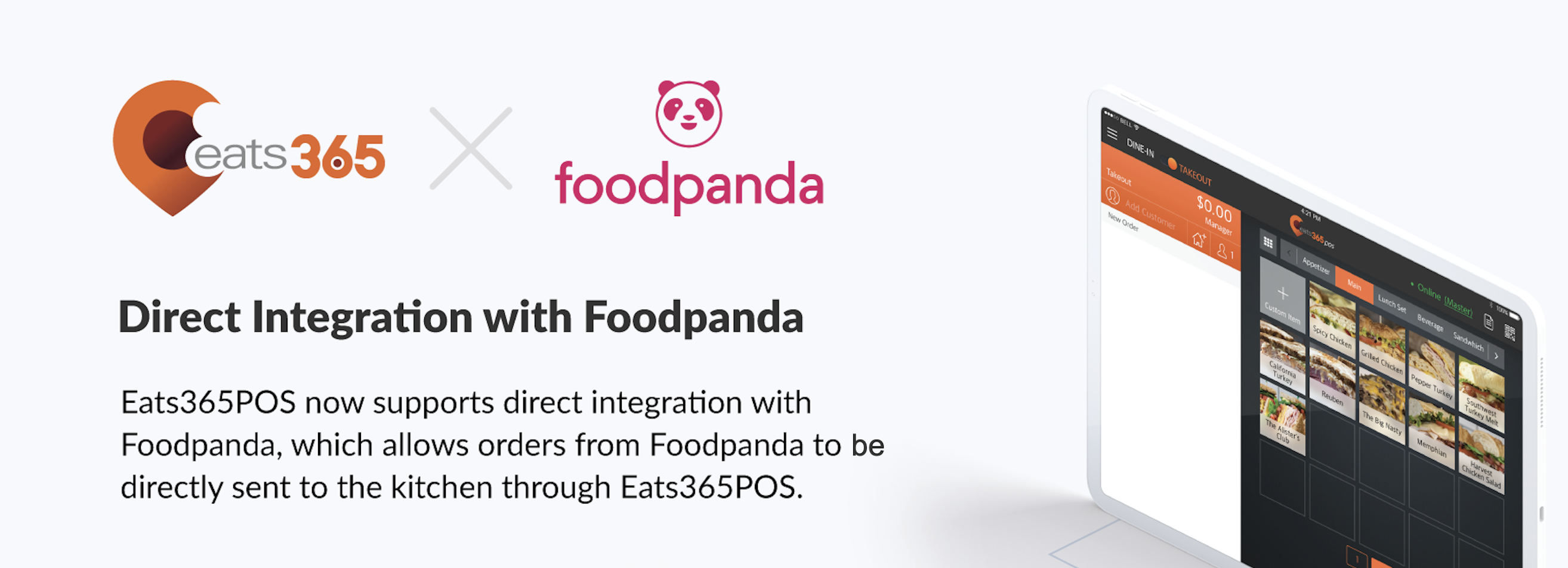 Eats365 Integrates With Foodpanda to Provide Automated Delivery Experience